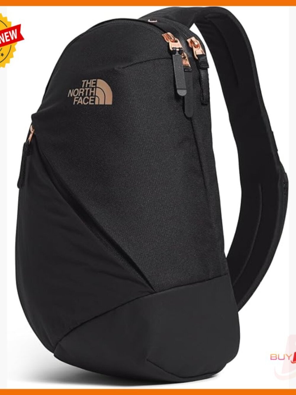 Water Repellent Crossbody Sling Bag with Large Compartment, Adjustable Strap